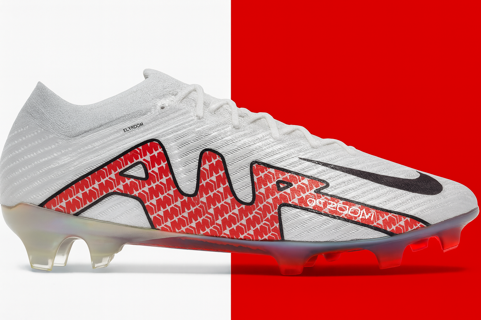 Nike Zoom Mercurial Vapor 15 Elite FG Blanco Carmesí Brillante